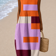 Audrey - Women’s Sleeveless Relaxed Fit Midi Dress