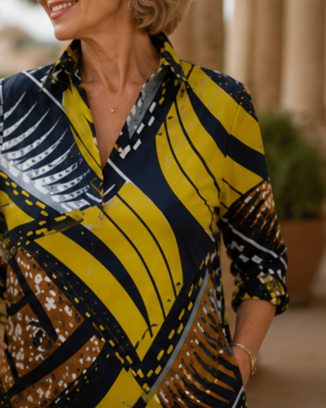 Viviana | Mediterranean Glow Dress