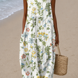 Caroline - Women's Sleeveless Printed Midi Casual Dress