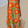 Nora - Women's Sleeveless Printed Beach Midi Dress Loose