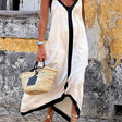 Nancy | Island Style Lavechic Colourblock Midi Dress Look