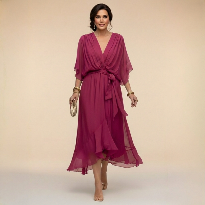 Monica | V-Neck Dress Design