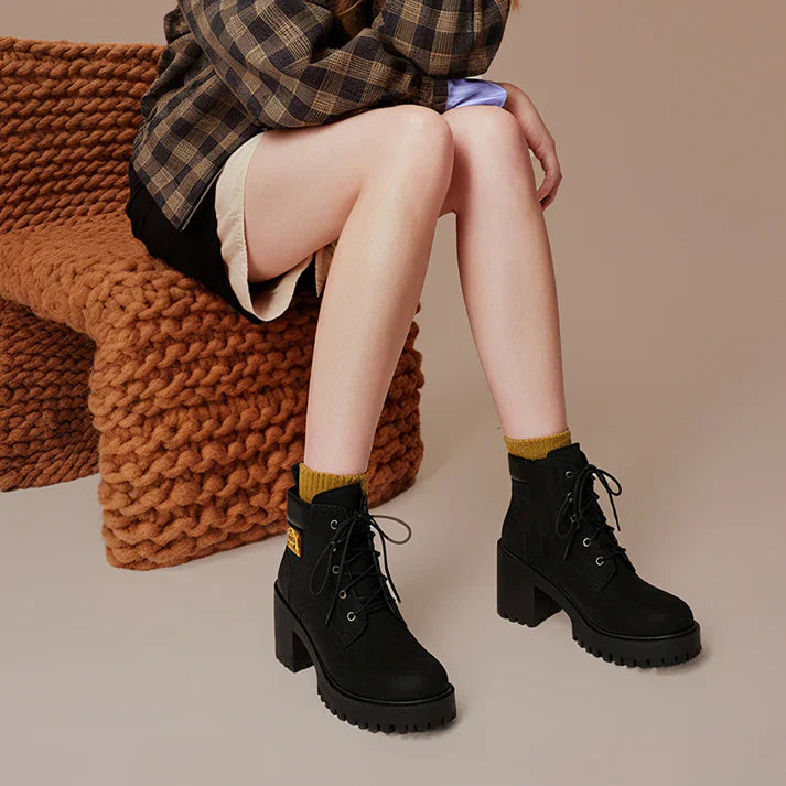 Emma | Chunky Heeled Ankle Boots