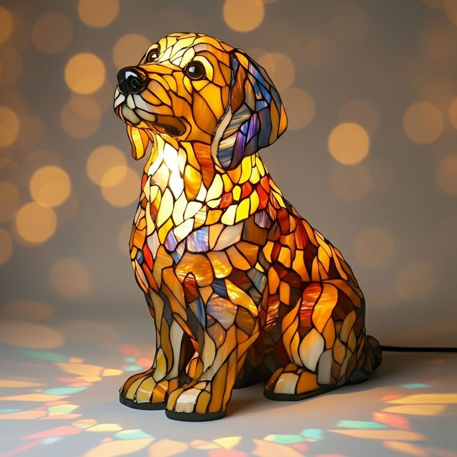 Radiant Golden Retriever Spiritual Companion