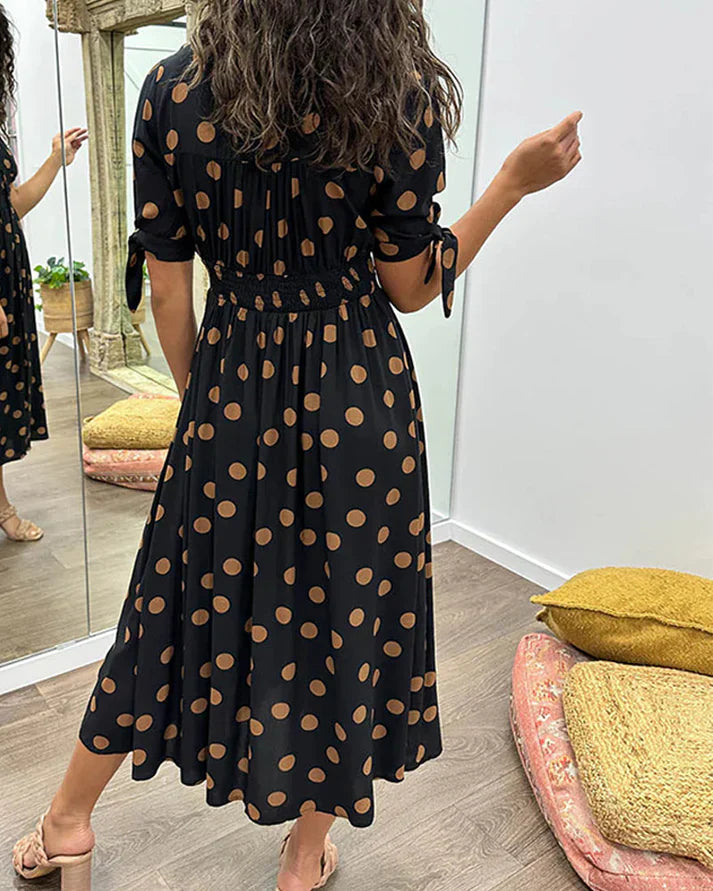 Valentina™ | Chic Polka Dot Dress