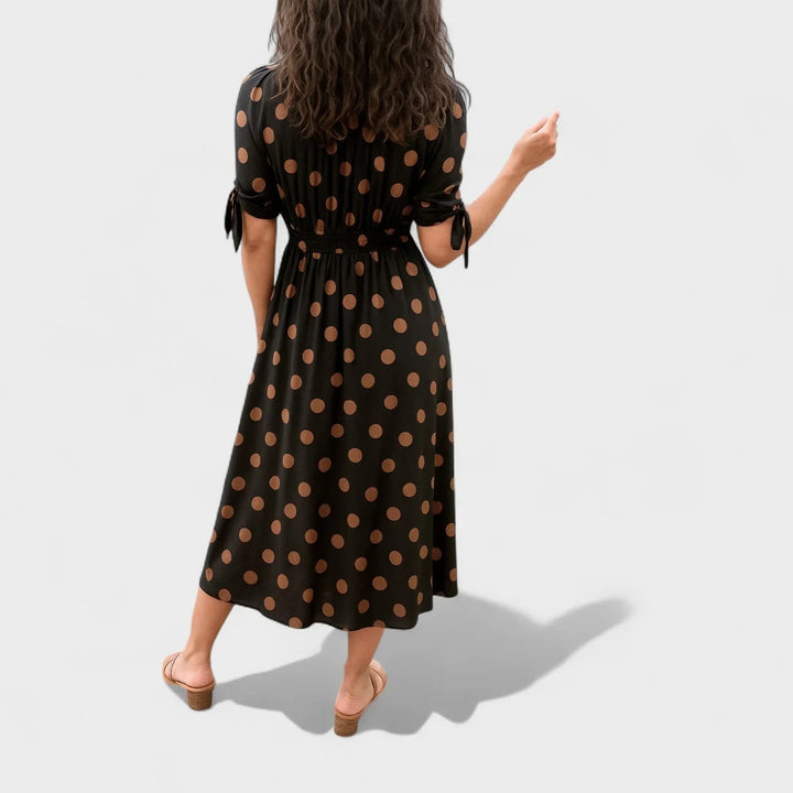 Valentina™ | Chic Polka Dot Dress