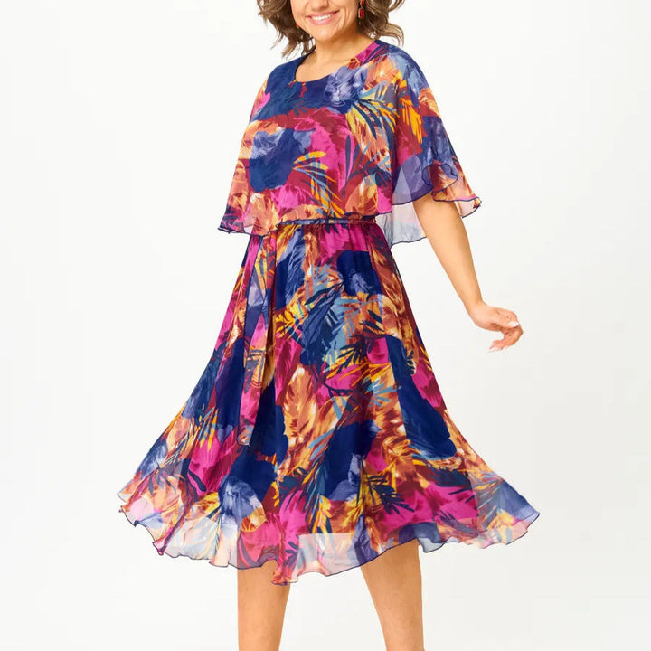 Aitana | Vibrantly Printed Midi Dress