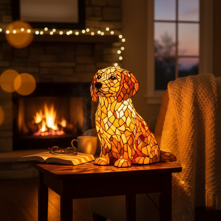 Lily the Golden Retriever: A Spiritual Figurine