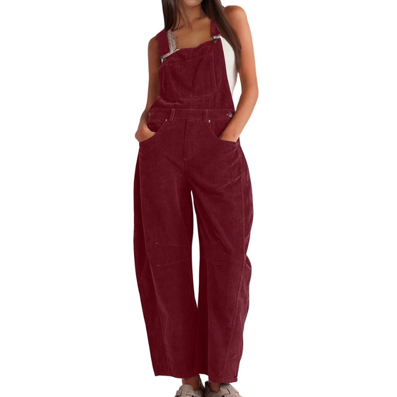 Ethel | Stylish Barrel Overall Jumpsuit
