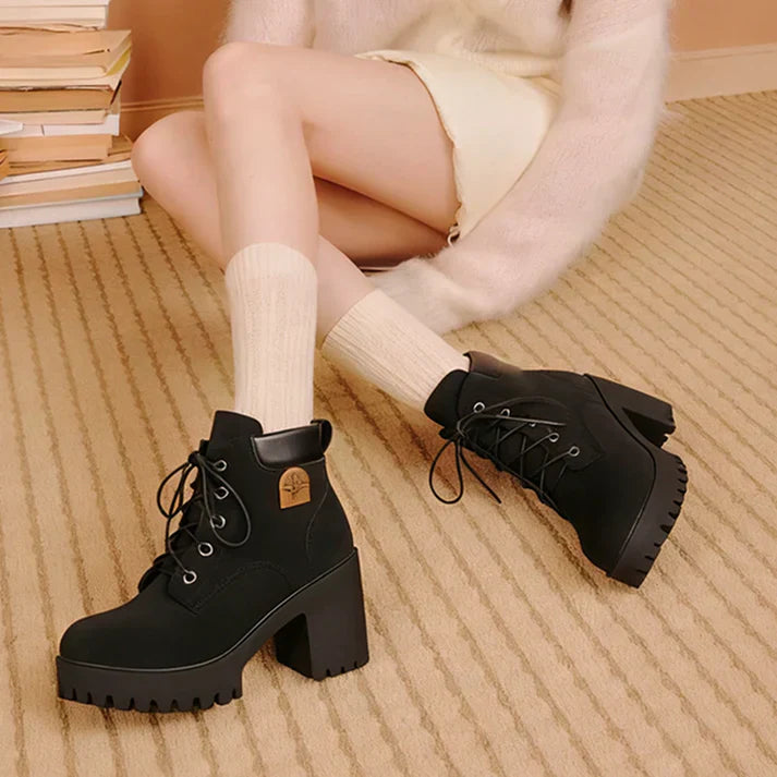 Emma | Chunky Heeled Ankle Boots