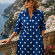 Elena | Blue Horizon Town Dress