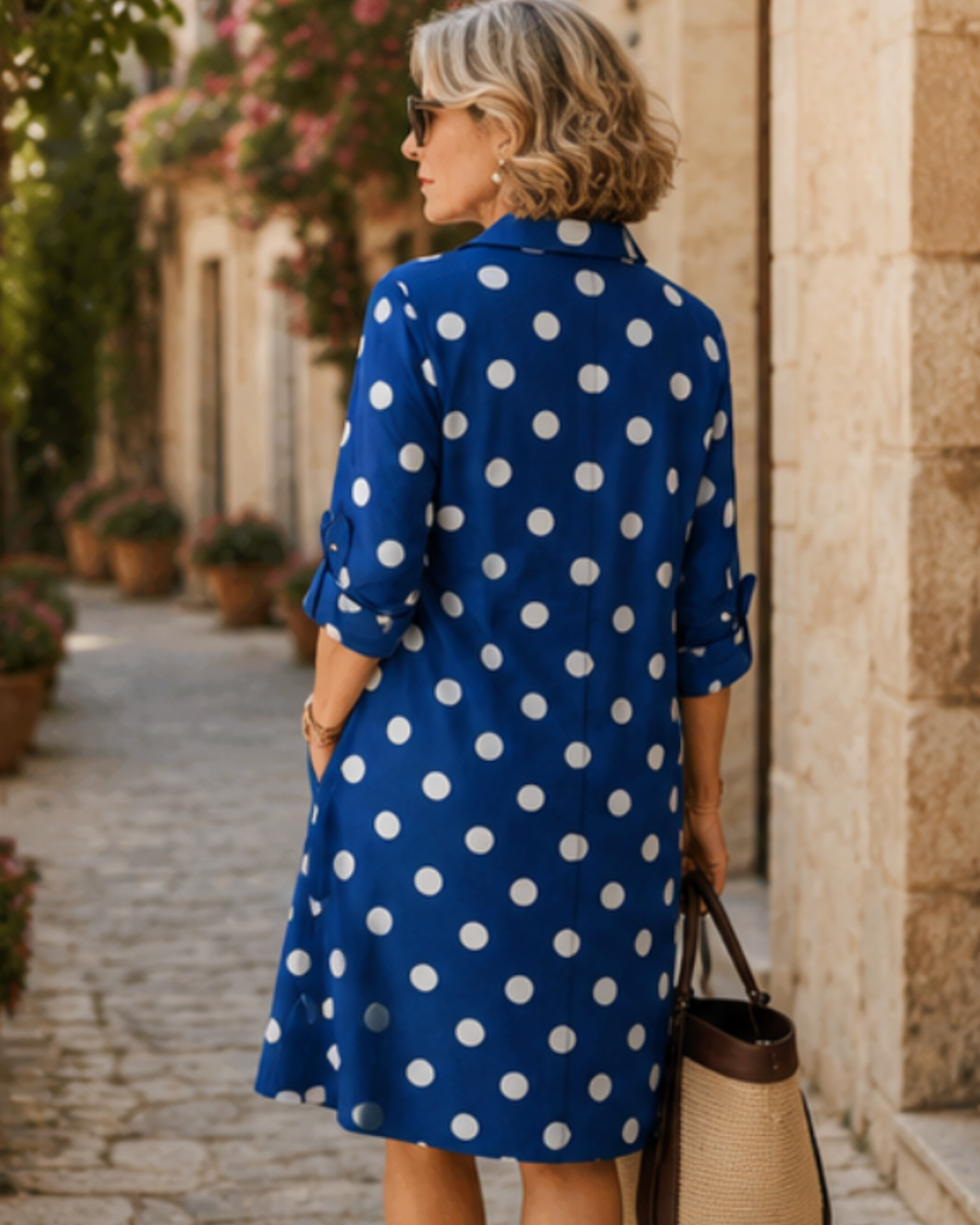 Elena | Blue Horizon Town Dress