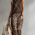 Amelia™ | Leopard Knit Midi Dress