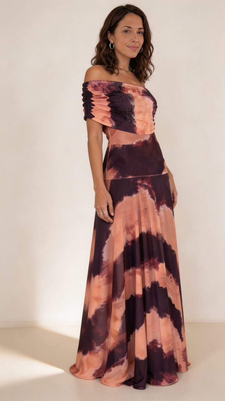Sunshine Maxi Tie-Dye Dress