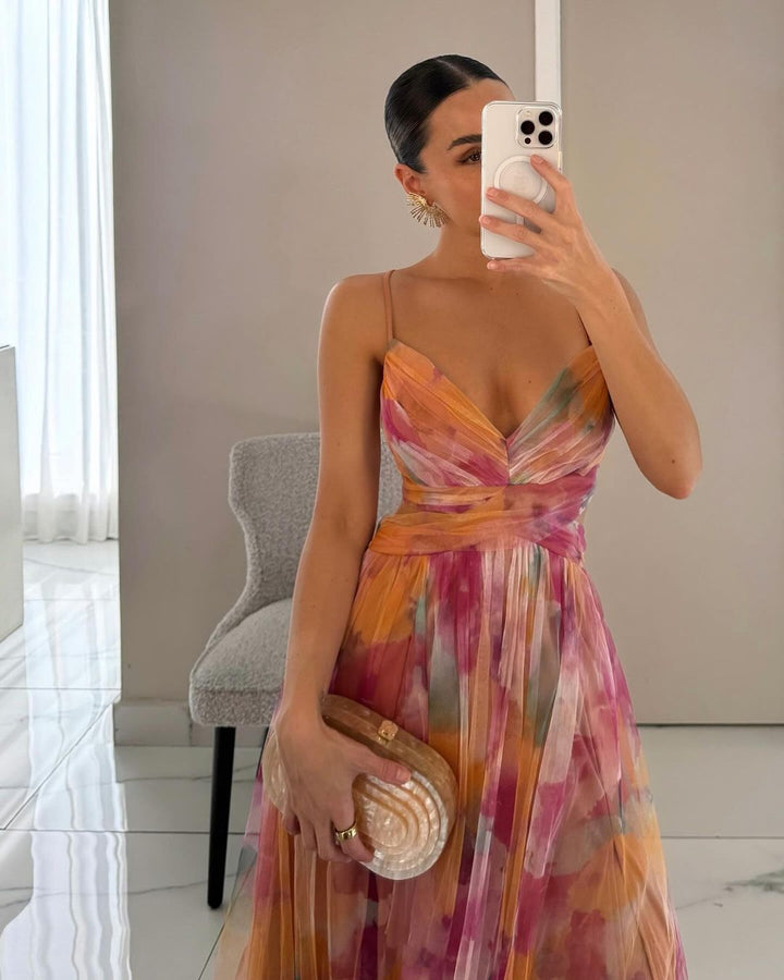 Giselle | Elegant Floral Maxi Dress