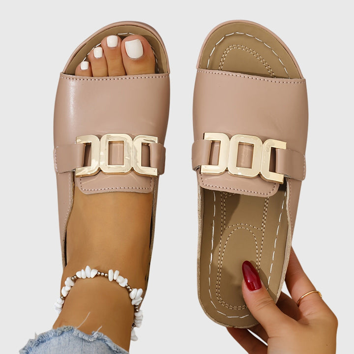 Kathryn - Cozy Buckle Sandals