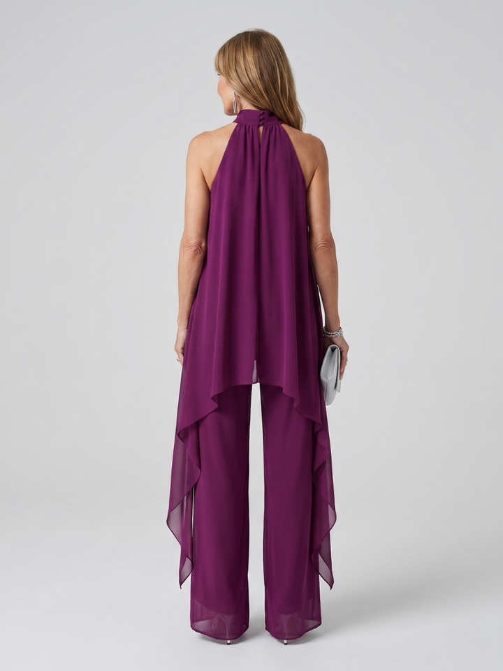 Brielle | V-Neck Short Sleeve Tiered Midi Dress