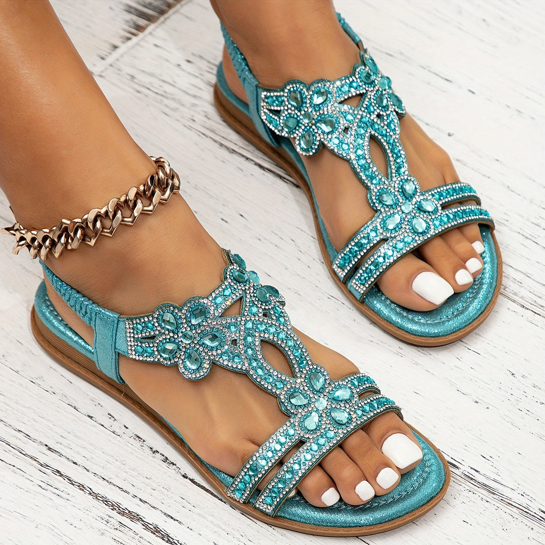 Maison – Orthopedic Crystal-Embellished Sandals