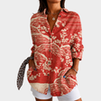 Sunset Blossom Coastal Shirt