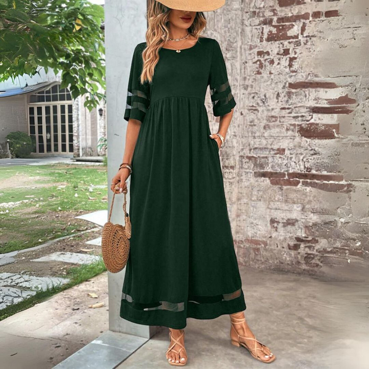 Aubrey™ | Figure-Enhancing Tummy-Control Midi Dress