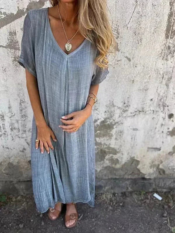 Marisol | Flowing V-Neck Maxi Dress