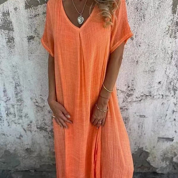 Marisol | Flowing V-Neck Maxi Dress