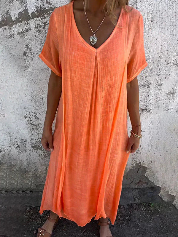 Marisol | Flowing V-Neck Maxi Dress
