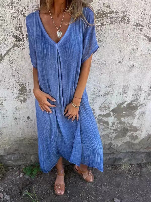 Marisol | Flowing V-Neck Maxi Dress