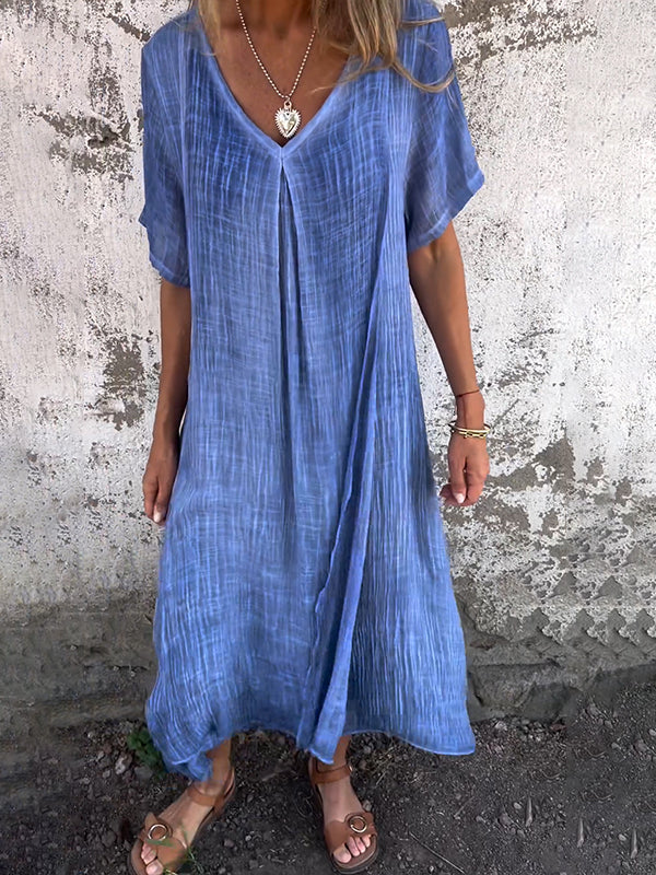 Marisol | Flowing V-Neck Maxi Dress