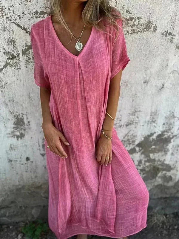 Marisol | Flowing V-Neck Maxi Dress
