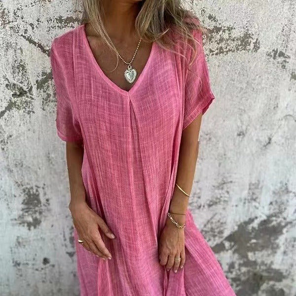 Marisol | Flowing V-Neck Maxi Dress