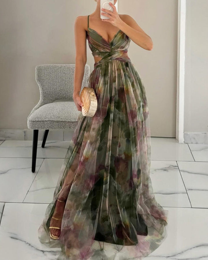 Giselle | Elegant Floral Maxi Dress