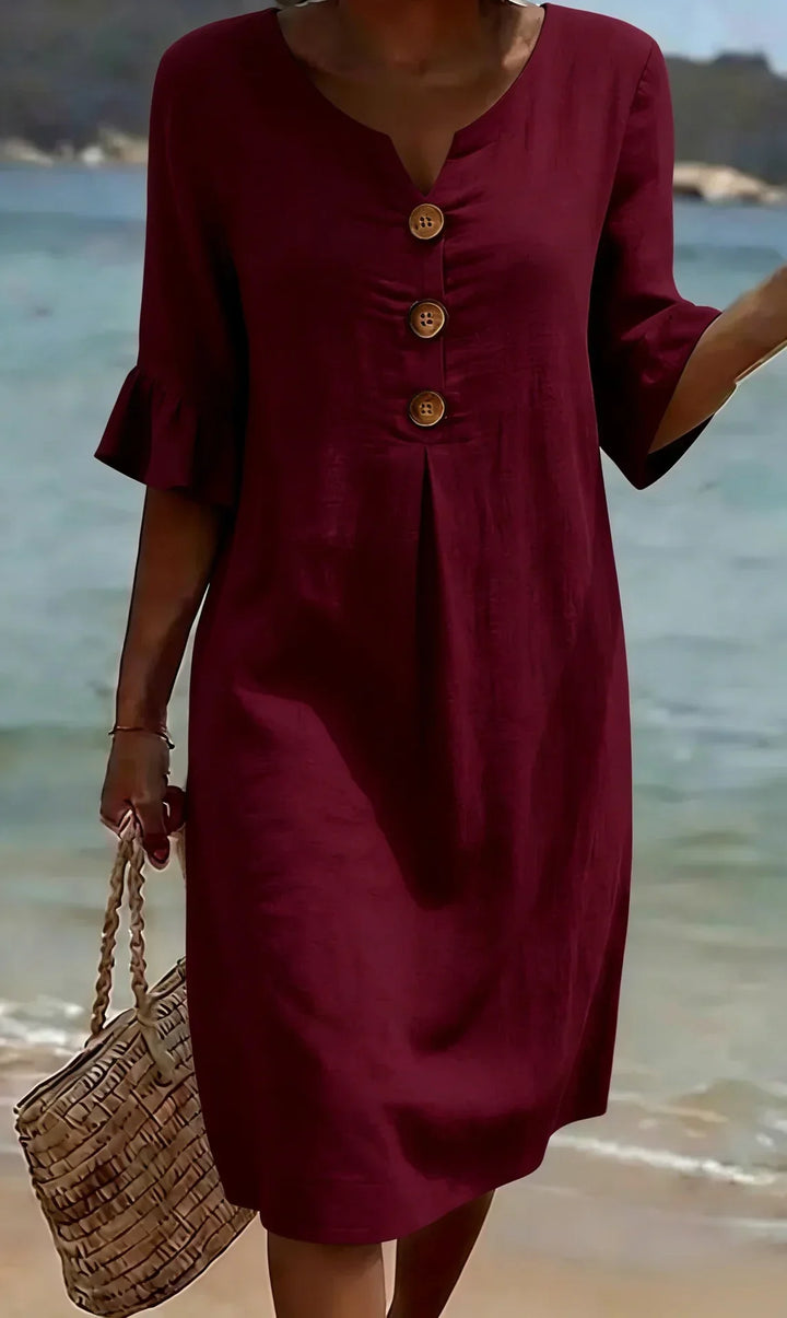 Radmila™ | Long Sleeve Textured Dress