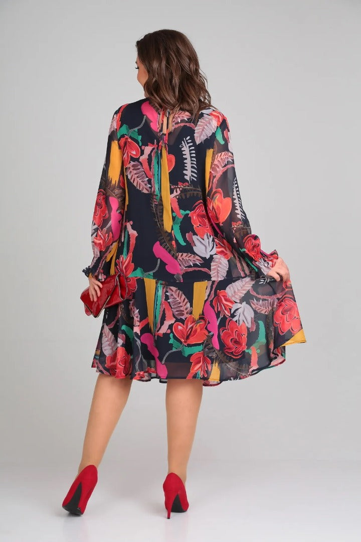 Florida – Chic Floral Elegance Dress