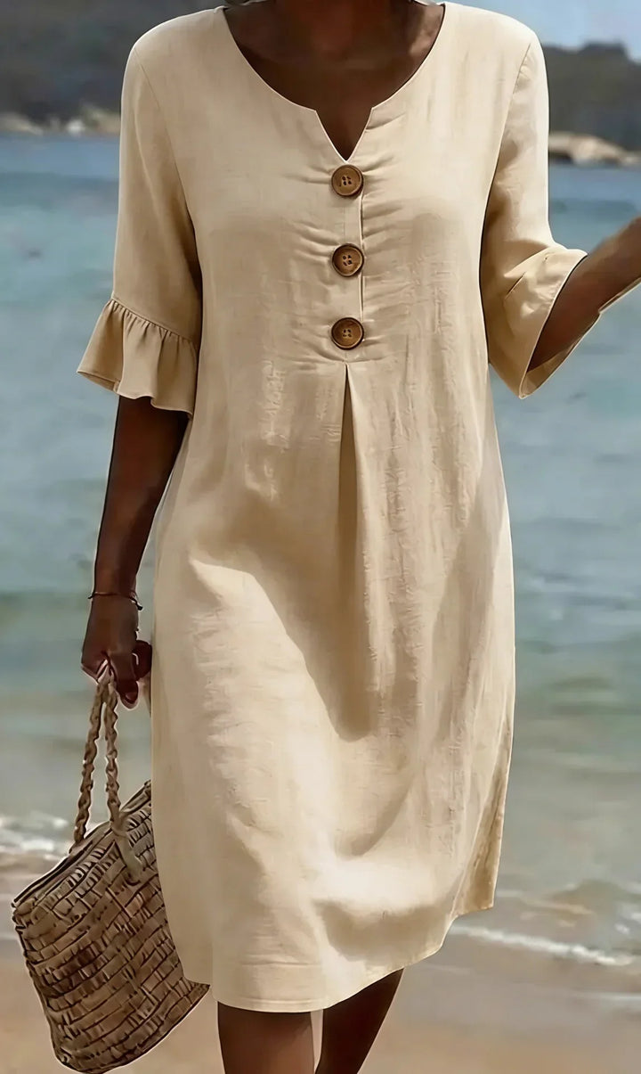 Radmila™ | Long Sleeve Textured Dress