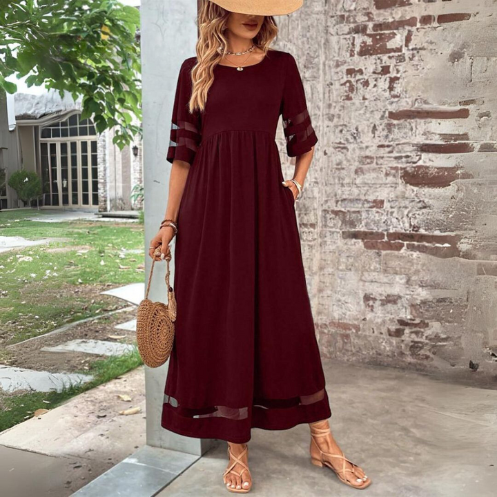 Aubrey™ | Figure-Enhancing Tummy-Control Midi Dress