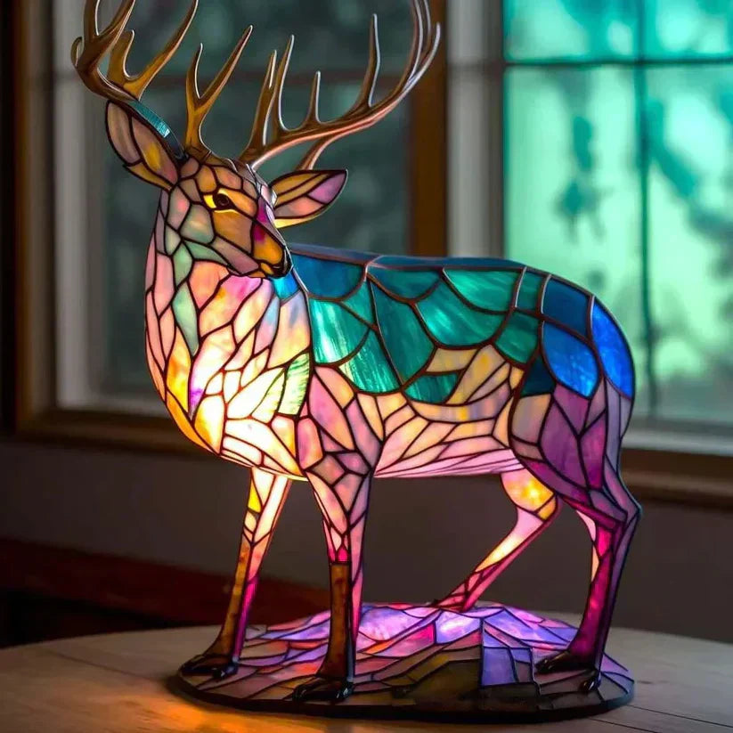 Sandy Lamp with Deer Design