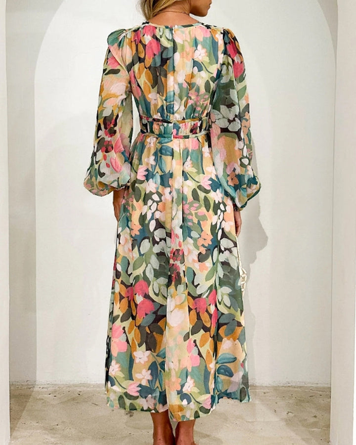 Celine | Floral Pattern Women's Dress