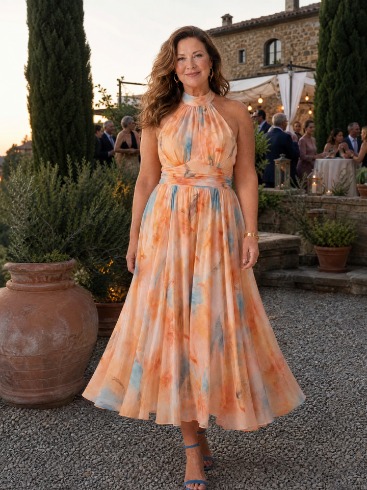 Elin | Cozy Halter Midi Dress