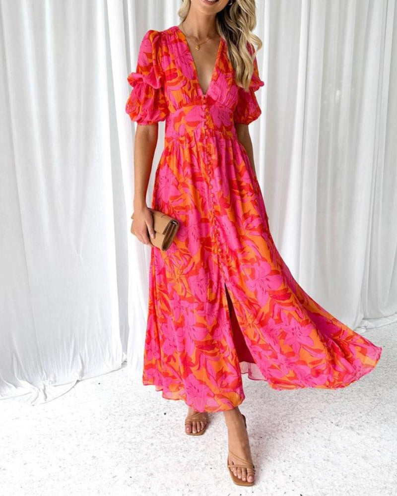Harmony Maxi Dress in Solar Glow