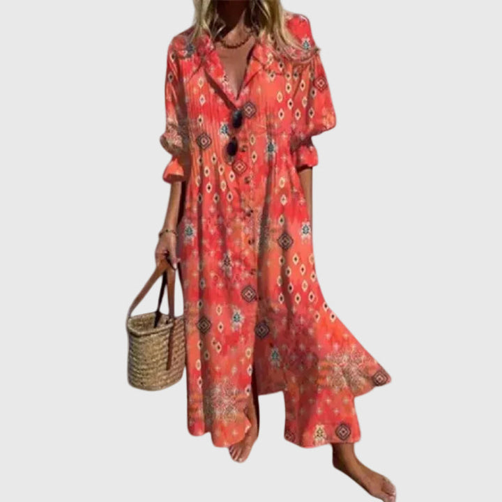 Zariah | Chic Long Bohemian Dress