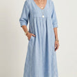 Juliette I Elegant A-Line Maxi Dress