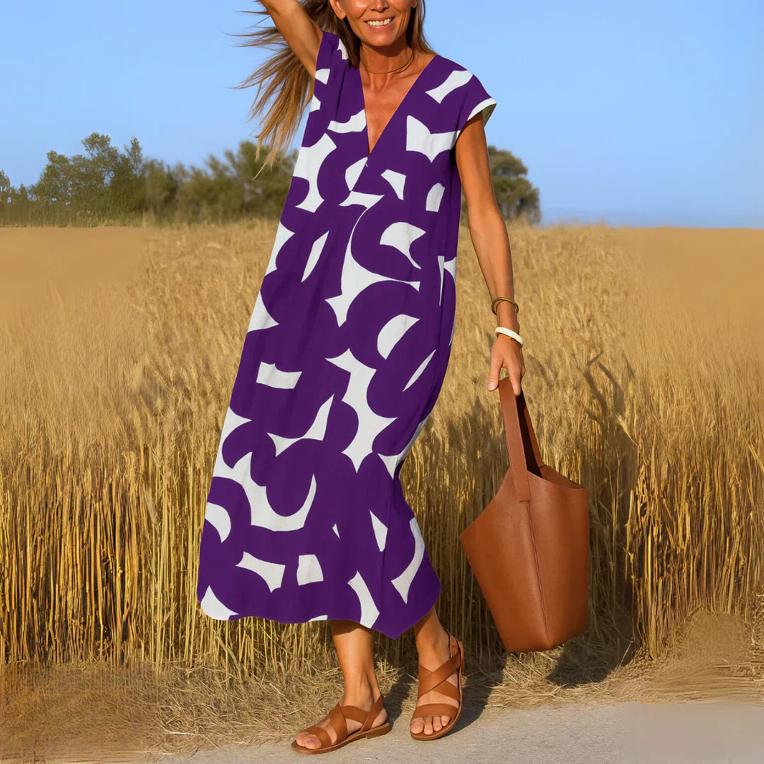 Tatiana™ | Maxi Dress with Cutwork Details