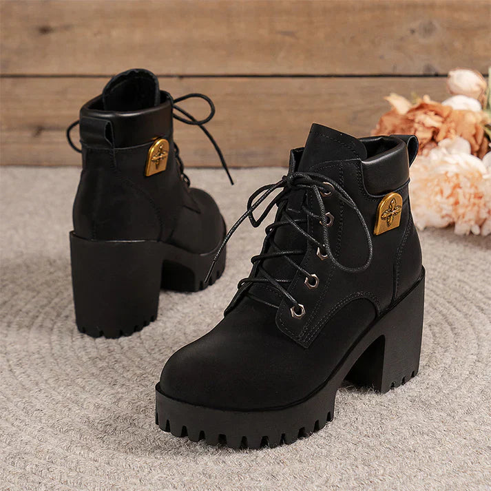Emma | Chunky Heeled Ankle Boots