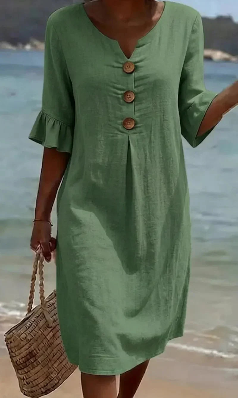 Radmila™ | Long Sleeve Textured Dress