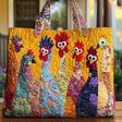 Funky Chicken Crew | Quilted Tote Bag