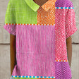 Zoe | Colourful Patchwork Shirt