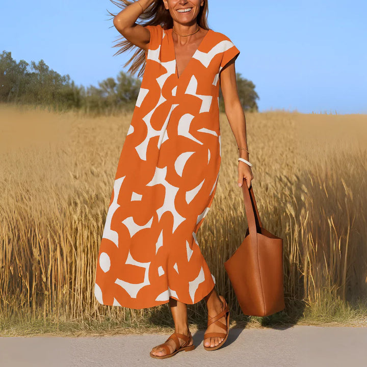 Tatiana™ | Maxi Dress with Cutwork Details