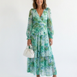 Althea | Long Sleeve Floral Maxi Dress