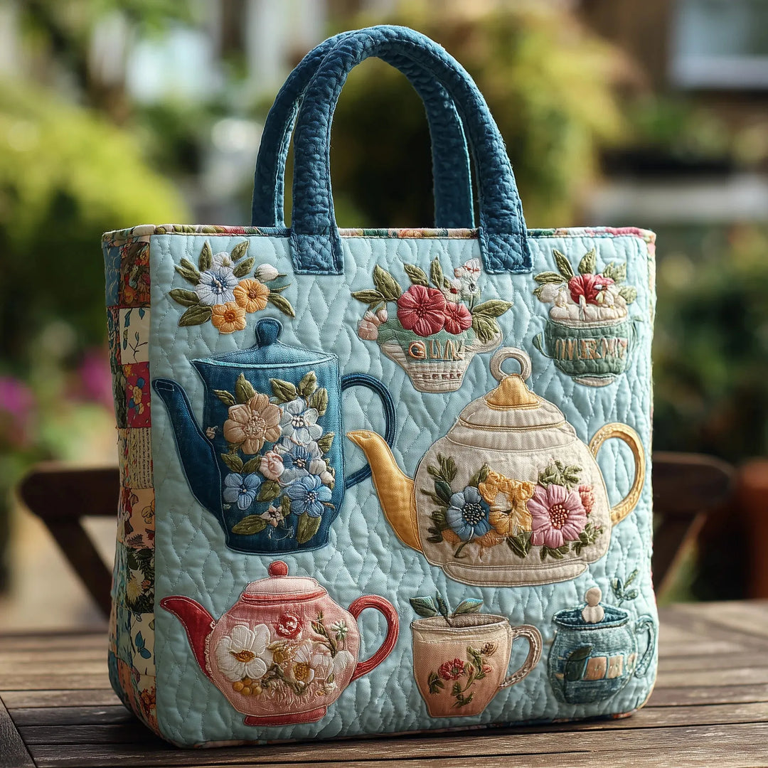 Quilted Bag | Floral Pattern